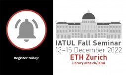 IATUL Fall Seminar 2022 ETH Register today